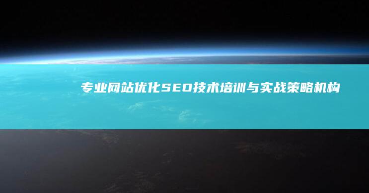 专业网站优化SEO技术培训与实战策略机构